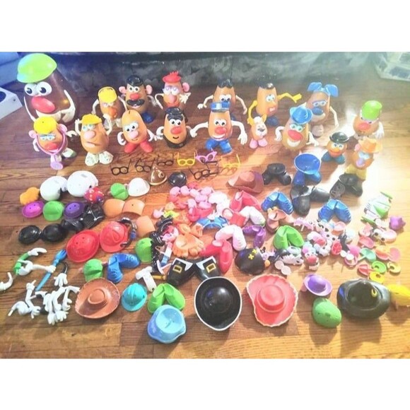 200 pieceHuge lot Mr and Mrs. potato head Parts Pieces